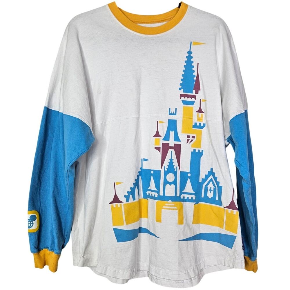 Walt Disney World M 50th Anniversary Celebration Spirit Jersey T Shirt Cotton